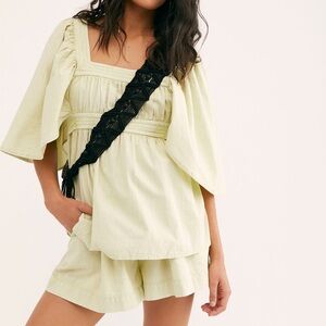 Free People Trapunto Short Set